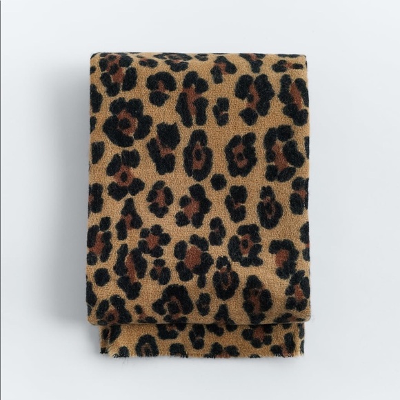 ZARA BNWT Animal Print Scarf - Picture 5 of 5